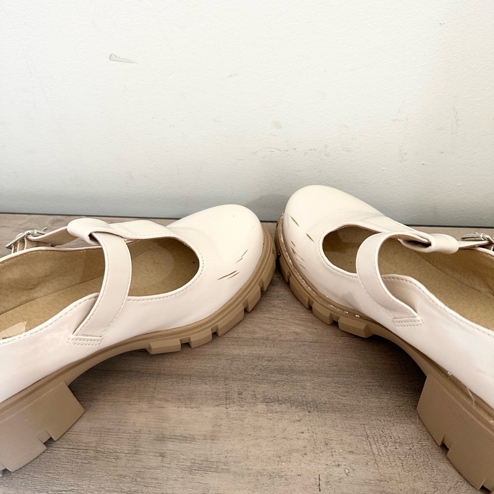 Soda Mary Jane chunky platform heel size 8-8.5 preppy academia schoolgirl - Picture 5 of 7